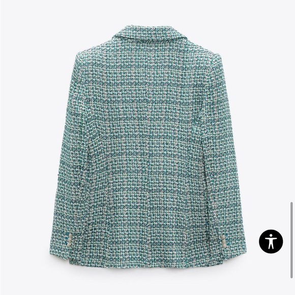 NWOT ZARA tweed jacket - Picture 4 of 11